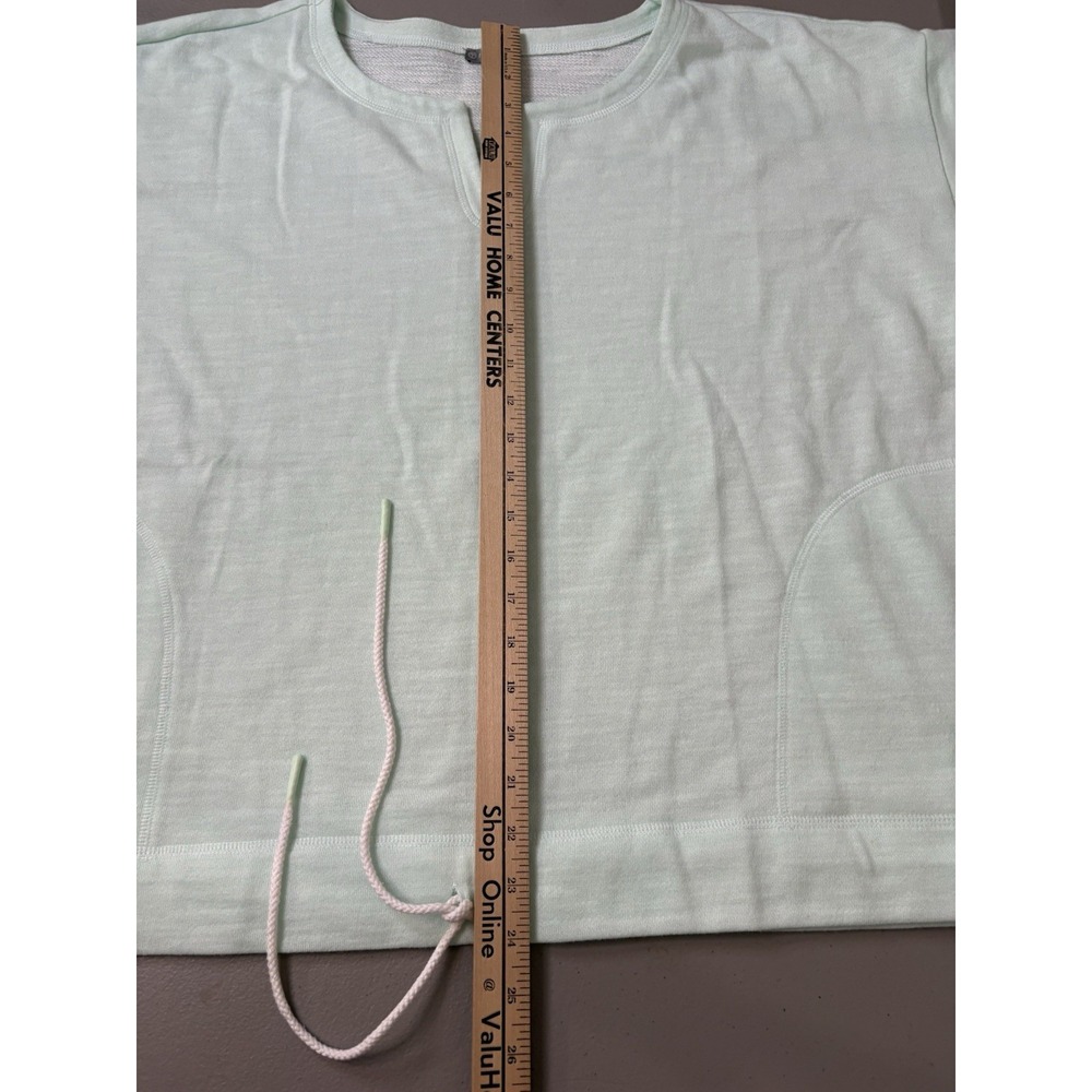 T By TALBOTS Womens Size P2XL Top Blouse Shirt Light Green Cotton Blend NWOT - Picture 8 of 12